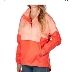 NWT Lauren James light weight coral raincoat large size